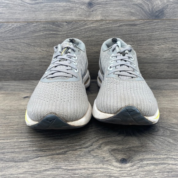 Mizuno Wave Rider 25 Waveknit Athletic Sneakers Shoes Women's Size 9 Gray - Picture 9 of 14